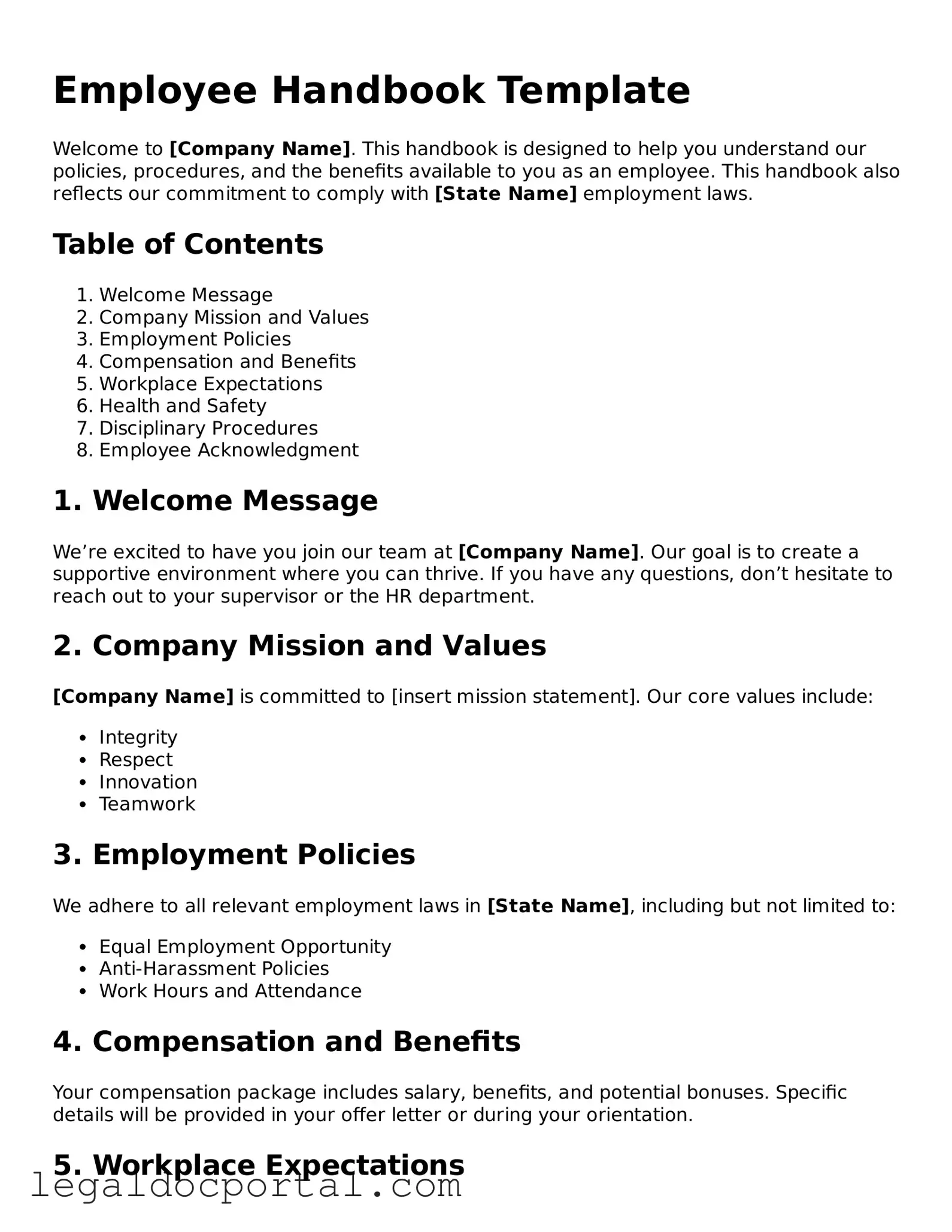 Official Employee Handbook Document