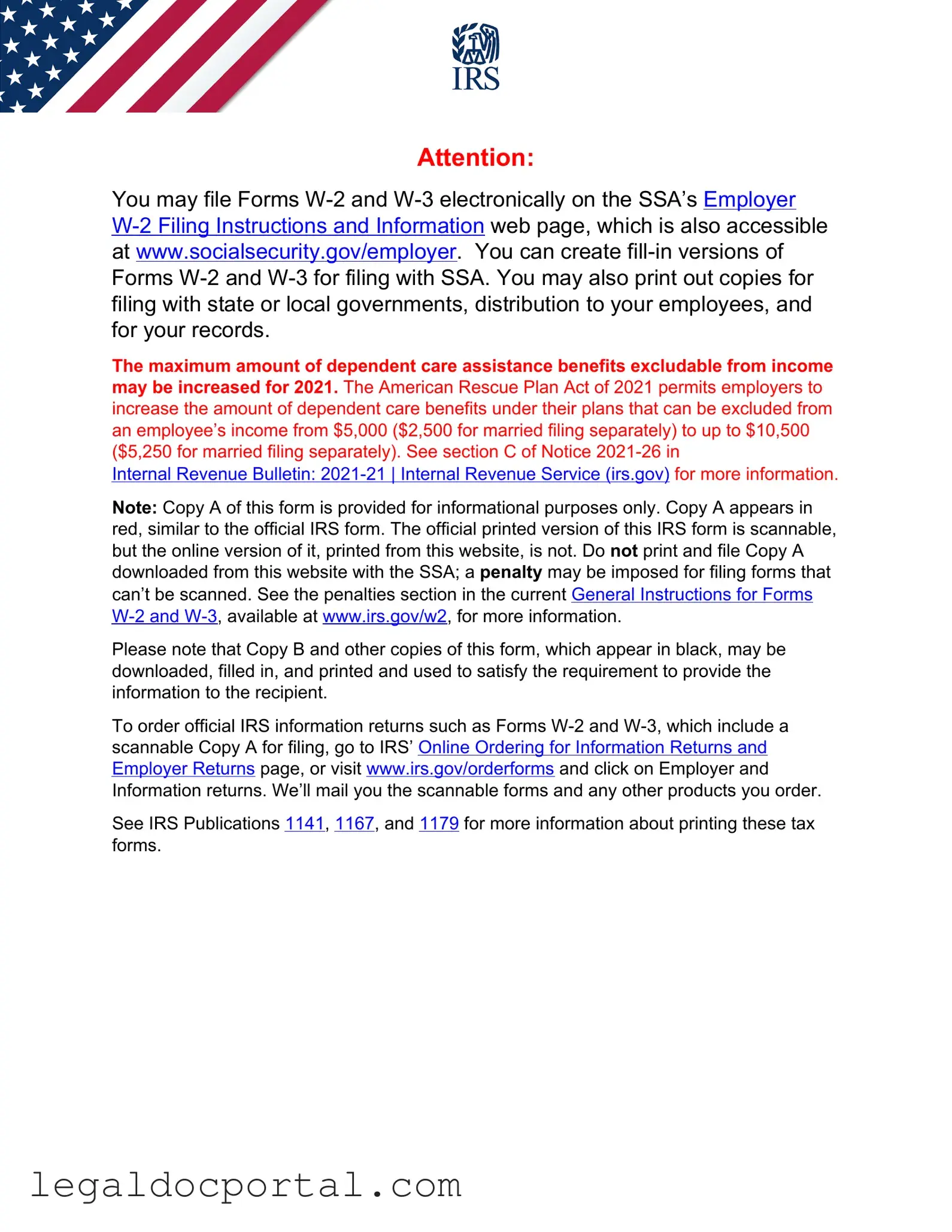 Printable IRS W-3 Form
