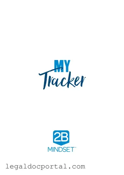 Printable 2B Mindset Tracker Form