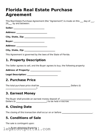 Attorney-Verified Florida Real Estate Purchase Agreement Form