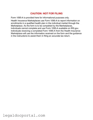 Printable IRS 1095-A Form