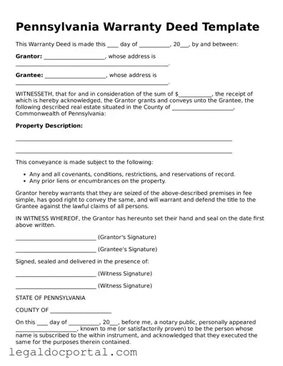 Attorney-Verified Pennsylvania Deed Form