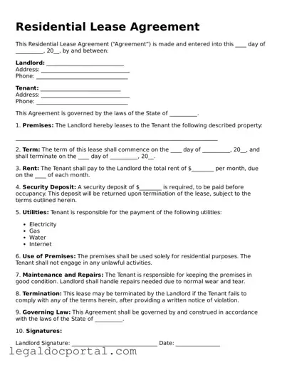 Official Lease Agreement Document